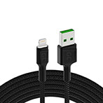 Green Cell Lightning Kabel 2,4A - 1,2m (USB-A/Lightning)