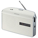 Grundig Music 60 VHF/MW Radio m/Antenne (3,5mm) Hvid/Slv