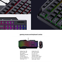 Havit KB852CM Gaming Tastatur og mus m/RGB