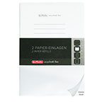 Herlitz Blank Papir Refill t/my.book Flex Notesbger - A5 (2x40 ark)