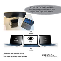Kapsolo 4-Vejs Privacy Beskyttelsesfilm t/Wide Laptop (13,3tm)