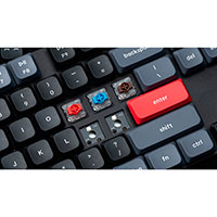 Keychron K1 Pro QMK/VIA RGB Trdls Gaming Tastatur (Mekanisk) Red Switch