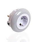 LED Natlampe/stikkontakt (m/sensor) Ultron Save-E