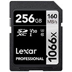 Lexar Professional SDXC Kort 256GB V30 (UHS-I) 160 MB/s