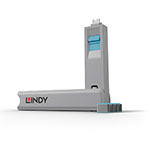 Lindy USB-C Port Blocker m/monterings ngle (4 stk) Bl
