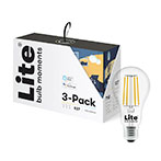 Lite Bulb Moments Smart White Ambience Dmpbar RGB Pre - E27 (7W) 3pk