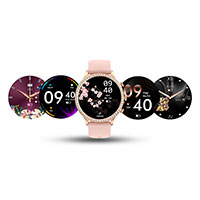 Manta SWD01GD Diamond Lusso Smartwatch 1,3tm - Guld