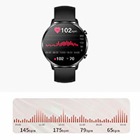 Manta SWU301BK Kelly Smartwatch 1,3tm - Sort