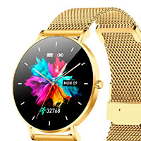 Manta SWU501LGD Alexa Lux Smartwatch 1,3tm - Guld