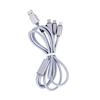 Maxlife Multikabel 2,1A - 1m (Lightning/USB-C/microUSB) Gr