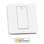 Meross MSS510X Smart WiFi Wall Switch m/Touch - 1-vejs (HomeKit/Amazon Alexa/Google Home/SmartThings)                       