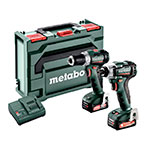 Metabo BS 12 BL + PowerMaxxx SSD 12 BL Maskinst m/Batteri (12V)