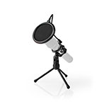 Mikrofon bordstativ m/stjreduktionsfilter (Fast) Nedis