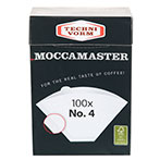 Moccamaster Kaffefilter str. 4 - 100-pack