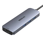 MOKiN MOUC0409 8-i-1 USB-C Dock (2xHDMI/USB-C/USB-A/Kortlser)