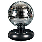 Music LED Mirror Disco Ball m/Fod 15cm (3r+)