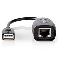 Nedis Aktiv USB over Cat5e/6 (USB-A/RJ45)