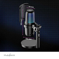 Nedis RGB Gaming Mikrofon (USB-A)
