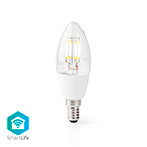 Nedis WiFi Kerte LED filamentpre E14 - 5W (40W) Hvid