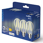 Nordlux Smart LED filamentpre E27 - 4,7W (40W) Hvid - 3-pak