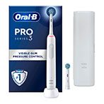 Oral-B Pro 3 Eltandbrste + Refill (m/rejseetui) Hvid