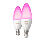 Philips Hue Color Ambiance LED pre E14 - 5,3W (40W) 2-Pack