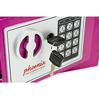 Phoenix SS0721EP Vrdiboks m/Elektrisk kode (5 liter) Pink