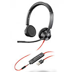 Poly Blackwire 3325 3300 Series MS Stereo Headset m/Mikrofon (USB-A/3,5mm) 