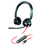 Poly Plantronics Blackwire C3320 MS Stereo Headset (USB-A)