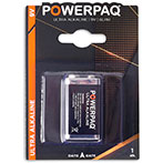 PowerPaq Ultra Alkaline 6LR61 Batteri (9V)