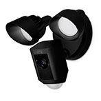 Ring Floodlight Cam Plus Overvgningskamera m/Kabel - 1080p (WiFi) Sort