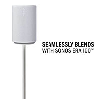 Sanus Justerbar Gulvstander t/Sonos ERA 100 (Hvid)