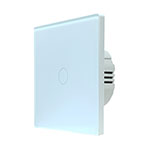 SmartWise UNI WiFi RF Smart Lyskontakt (1-Knap) Hvid