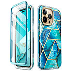 Supcase Cosmo iPhone 14 Pro Max Cover (Front/Back) Ocean Blue