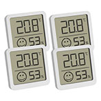 TFA Comfort Digitalt Thermo Hygrometer St (Temperatur/Luftfugtighed) Hvid - 4pk