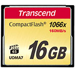 Transcend CompactFlash Kort 16GB (1000x)