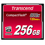 Transcend CompactFlash Kort 256GB (800x)