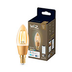 WiZ WiFi Kerte LED filament pre E14 - 4,9W (25W) Guld