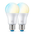 WiZ WiFi LED pre E27 - 8W (60W) Hvid - 2-Pack