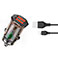 XO CC49 Clear USB Billader m/Lightning Kabel 2,4A (2x USB-A)