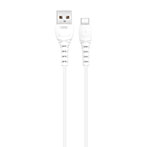 XO NB-Q165 USB-C Kabel 3A - 1m (USB-A/USB-C) Hvid