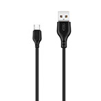 XO NB103 Micro USB kabel 2,1A - 2m (USB-A/microUSB) Sort