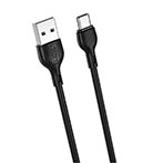 XO NB200 USB-C Kabel 2,1A - 2m (USB-A/USB-C) Sort