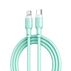XO NB208A Lightning kabel 20W - 1m (USB-C/Lightning) Grn
