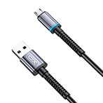 XO NB215 MicroUSB Kabel 1m (Micro-USB/USB-A) Sort