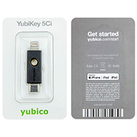 YubiKey 5Ci Sikkerhedsngle t/PC (USB-C/Lightning)